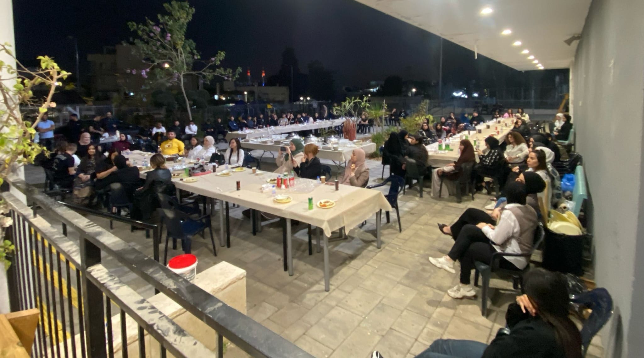 مأدبة إفطار رمضان في نهضة الرازي الشاملة في جلجولية